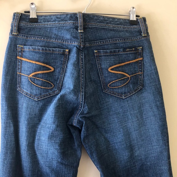 Seven7 Jeans Flare Premium Denim Size 8 - Picture 4 of 9